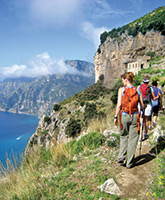 Amalfi coast walking photo